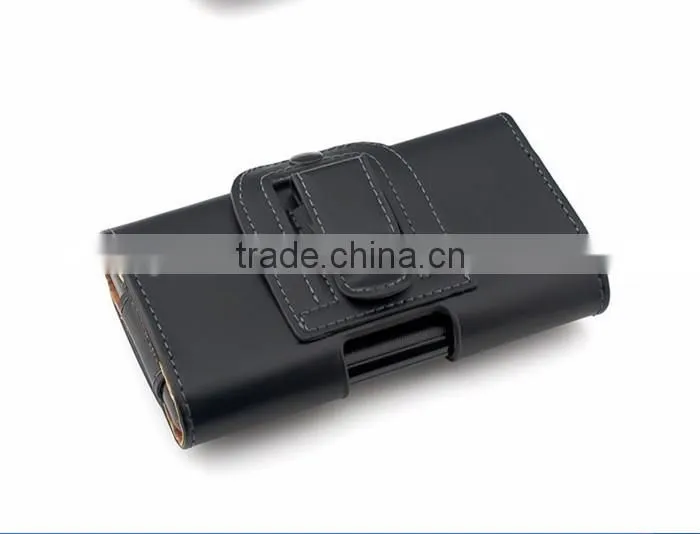 2015 Hot selling leather mobile phone case pouch case in Dongguan