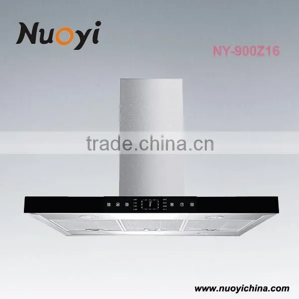 shopping 90cm width stainless steel kitchen appliances cooker range island hood
