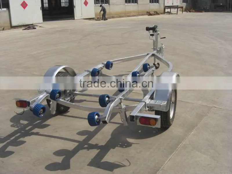 Hot Dipped Galvanized Convenient Single Jetski Boat Trailer