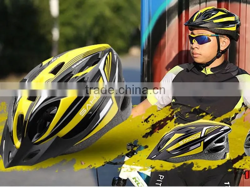 Professional Bike Helmets Outdoor Riding Sport Safety Helmet 18 hole with LED lights