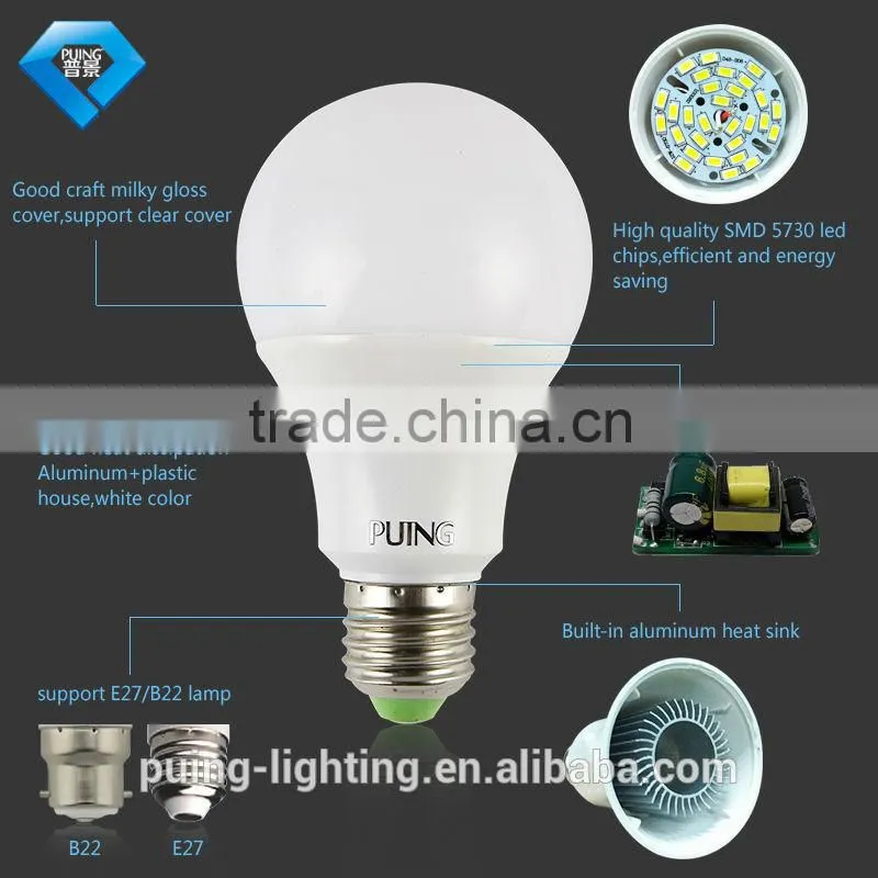 Alibaba China OEM ODM LED Bulb Factory CE RoHS 12W E27 B22 A60 led light bulb