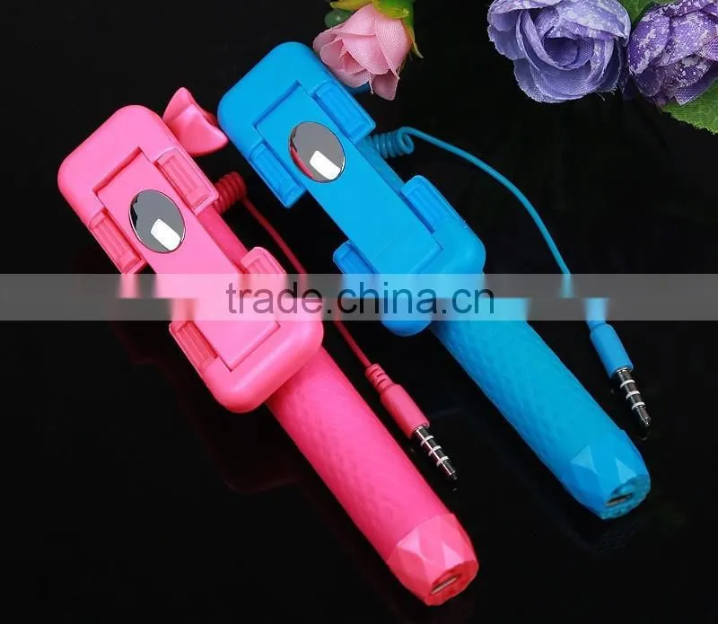 Selfie Monopod LED Flash Smartphone Selfie Stick Supreme Mini Night Version LED Filling Light For Android Phone for iPhone