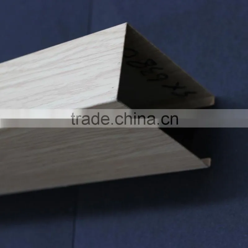 High Quality Aluminum slat Ceiling Tiles Suspended U aluminum Screen Ceiling