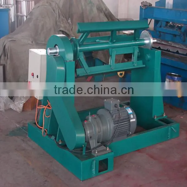 5 T electric uncoiler roll forming machinery