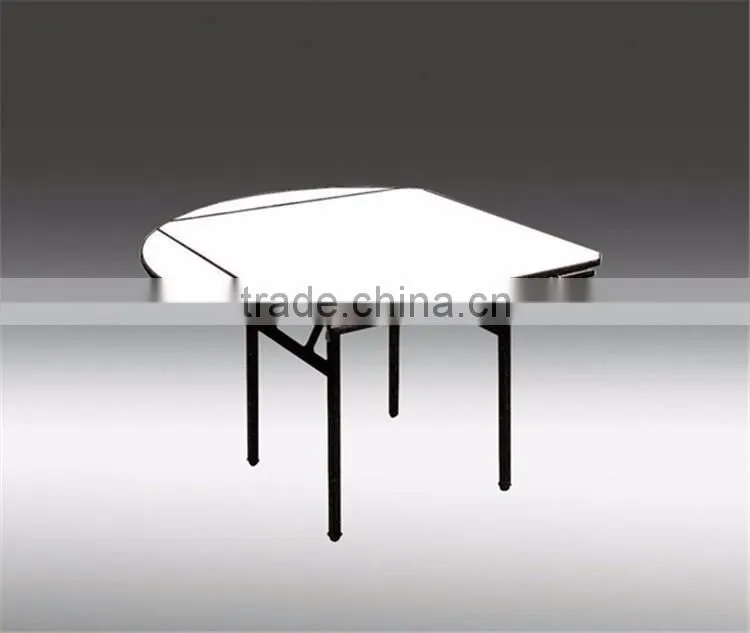 Good quality heavy duty folding dining room expandable round extending dining table