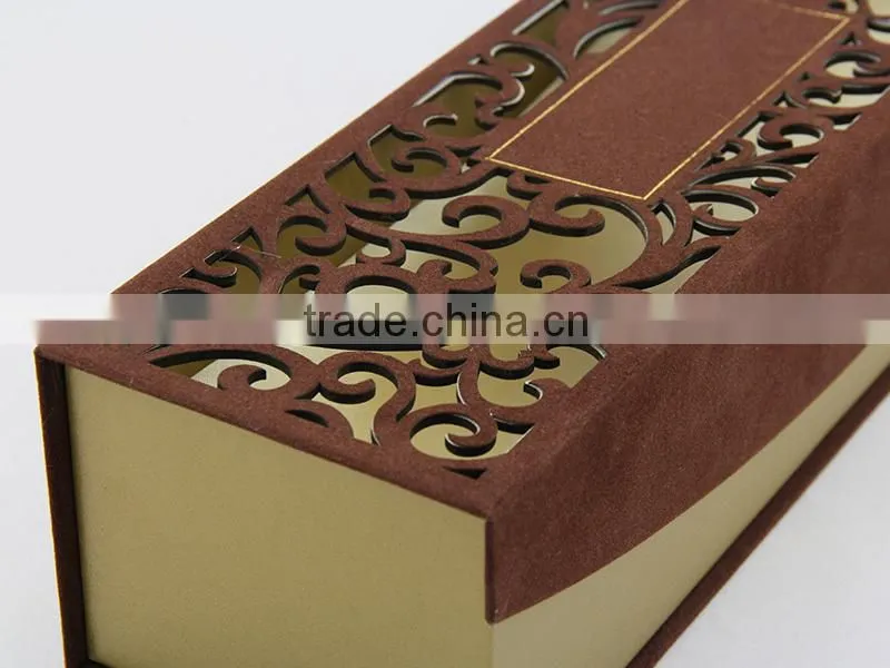 Eco-friendly Hollow Cardboard Box for Wine (ZJ-5039)