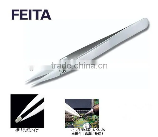 FEITA ESD Anti -static Stainless steel tweezers/hand tweezers/ high quality tweezers
