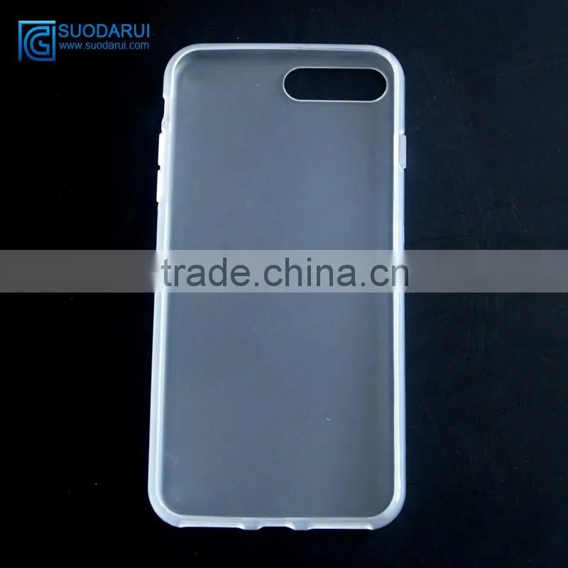 In stock Soft Gel TPU Case For Apple Iphone 7 Pro 5.5'' Clear Cover