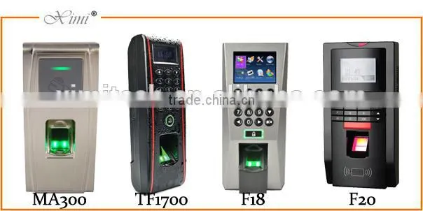 F6 Biometric fingerprint access control and time attendance with ID or IC card reader and good Communication server