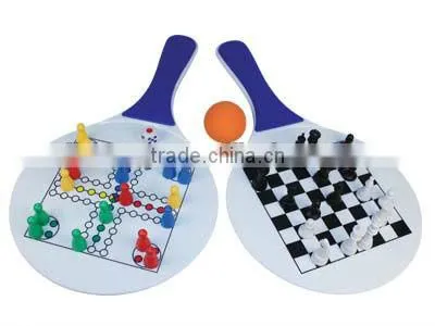 Sport set beach cloth racket with elastic ball