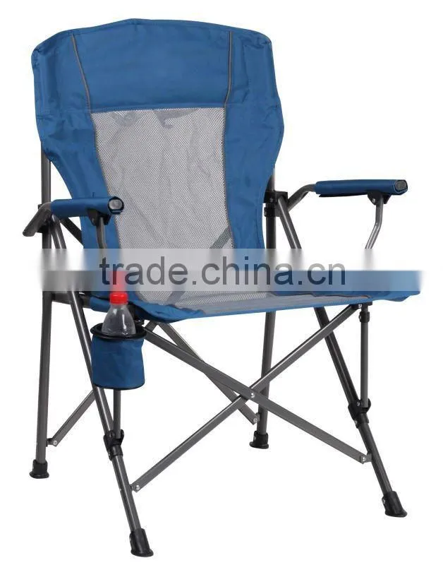 Mesh Garden Camping chair With solid armrest