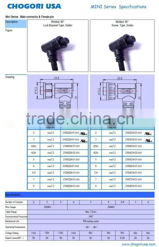 2 pin auto connector