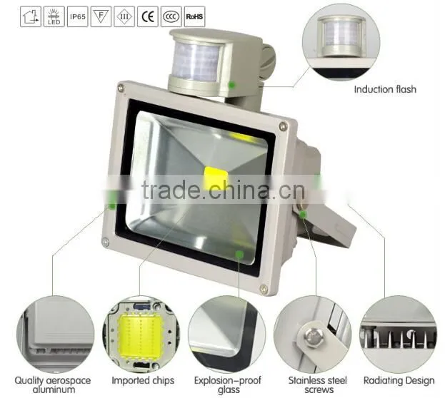 50W Shenzhen factory surface led flood light 2years Warranty