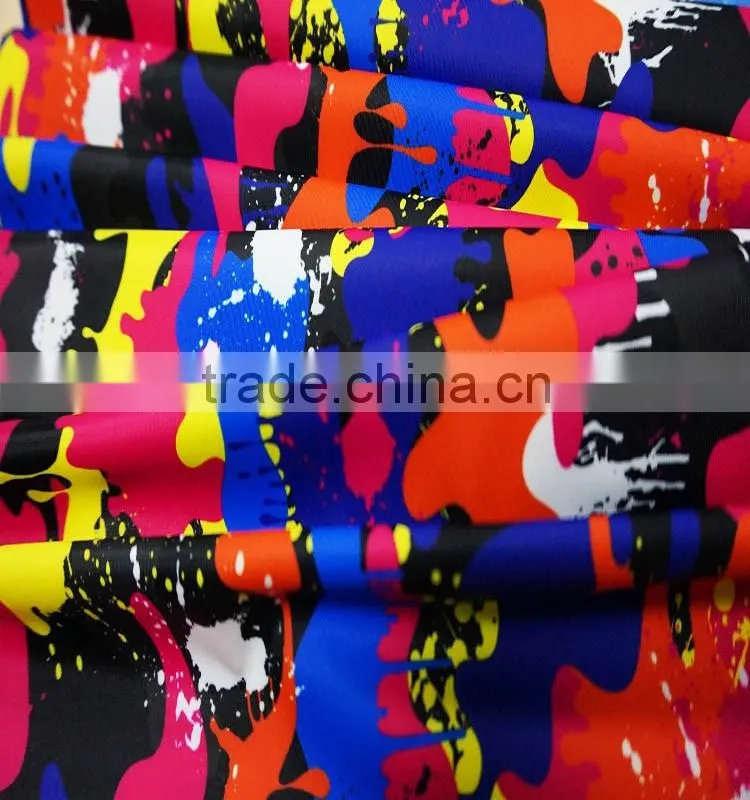 3d Digitally Printed Services 18 Spandex 82 Polyester Elastic Swimsuit Fabric