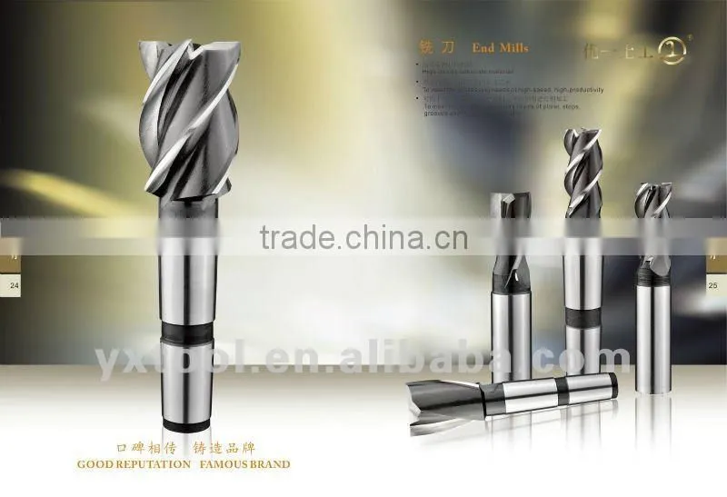 End Mills With Parallel Shank, HSS end mill