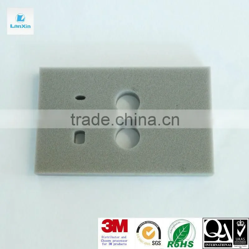 Transparent PC board/sheet with blue film