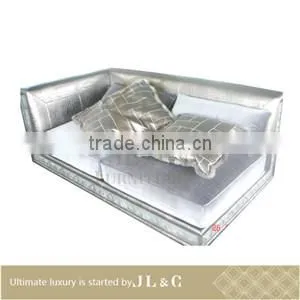 JS14-20 2 seat armless sofa set in living room from JL&C luxury home furniture New sofa designs 2016 (China supplier)