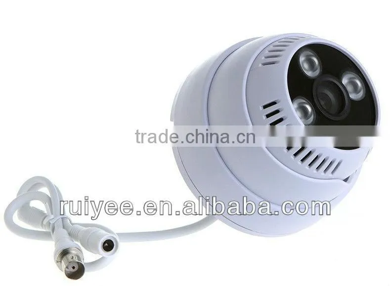 RY-8003B 600TVL 1/3 SONY CCD 3 IR Array LED Night Vision Indoor CCTV Surveillance Dome Camera