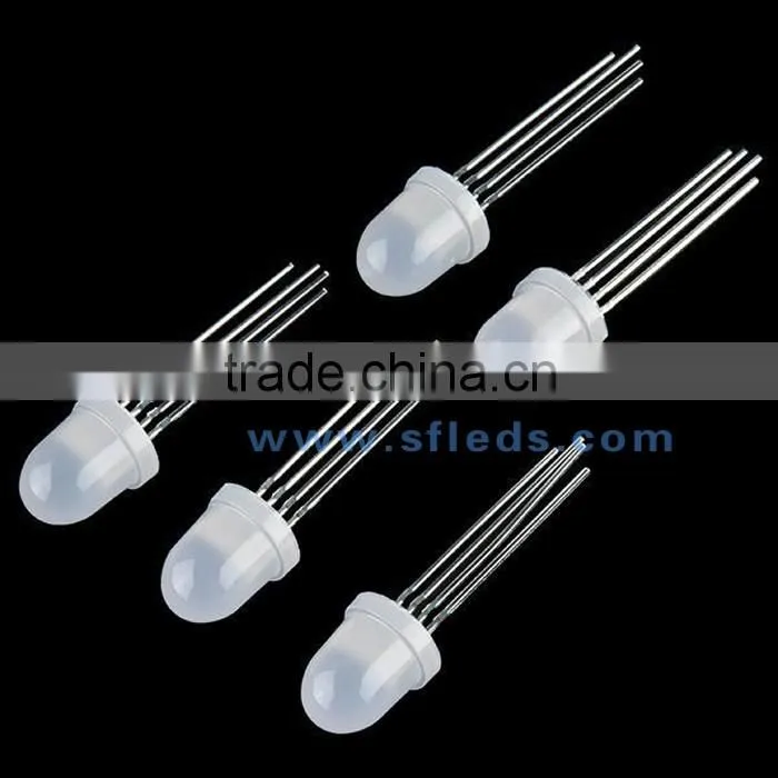 Programmable 5mm RGB LED, SK6812 / WS2811 Driver