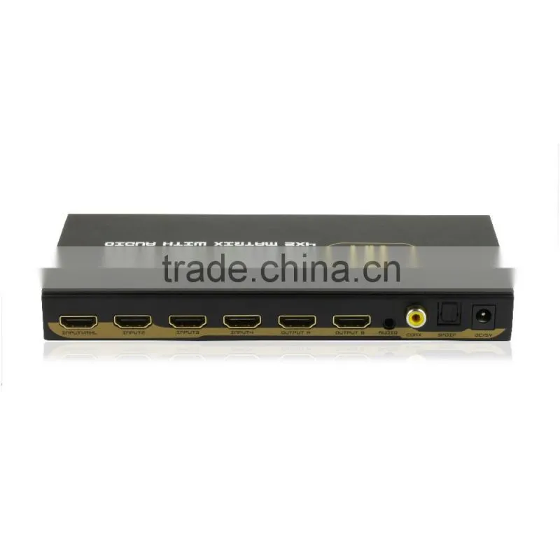 4 in 2 out HDMI Matrix V1.4 version HDMI Matrix Support CE ROHS FCC PSE