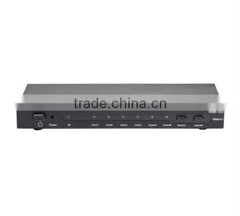led tv matrix HDMI Matrix 4 wa in and 2 way out 1080p support 3D