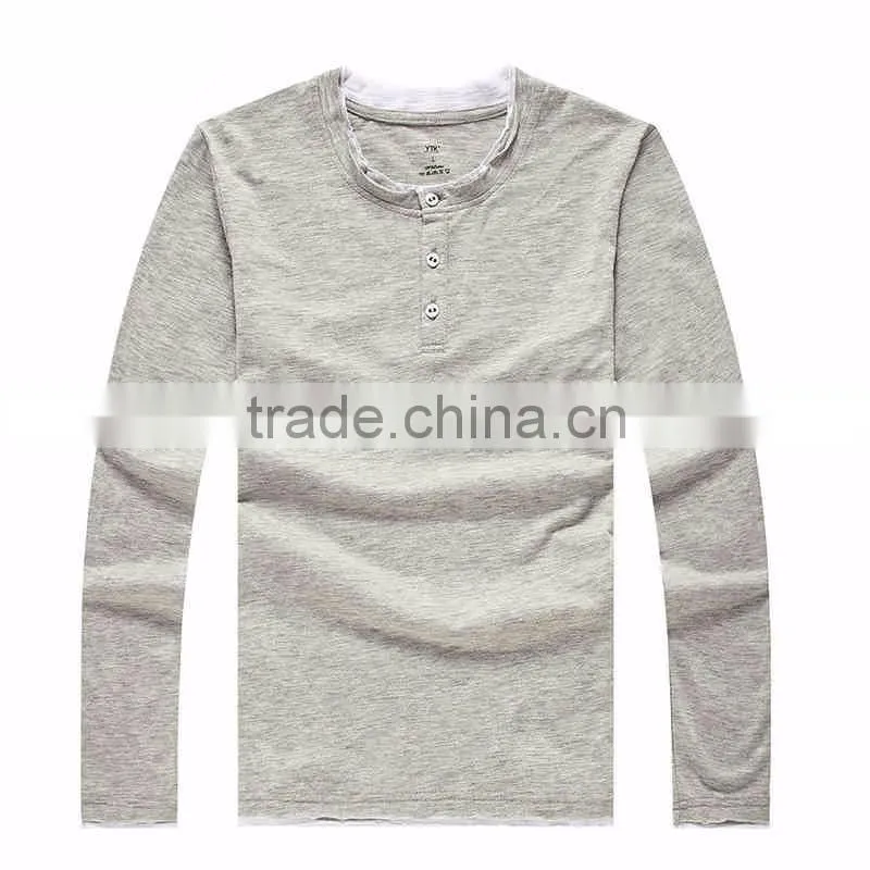 New arrive fashion dress clothes mens shirts t shirt with layered