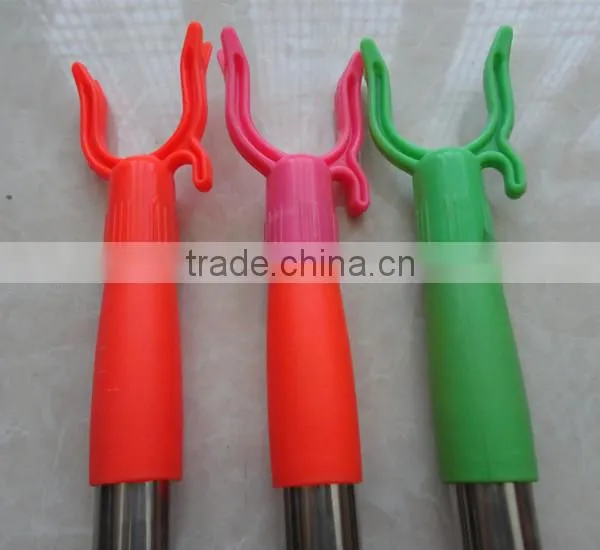 High Quality Telescopic Stainless Steel Metal Cloth Hanger Fork Plastic Fork