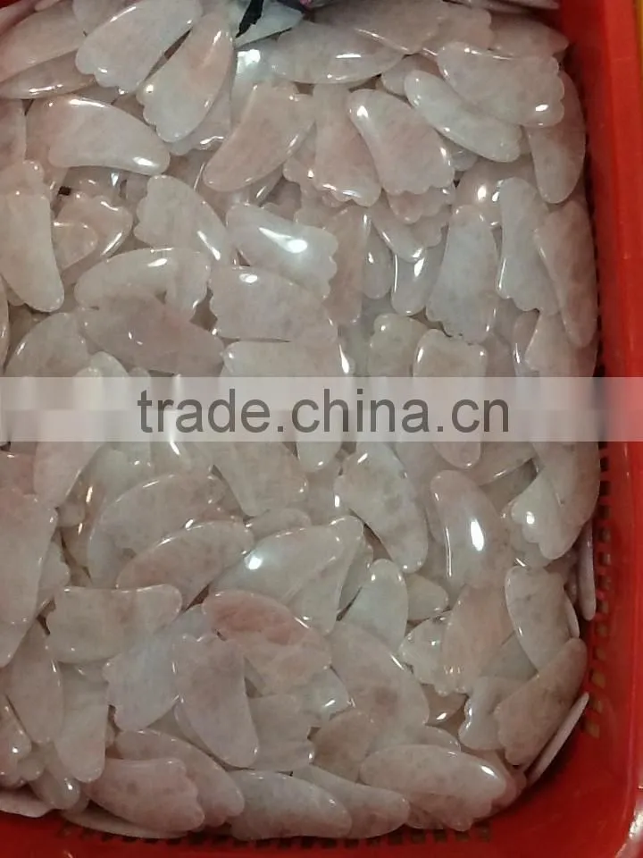 80x55mm rose quartz massager gemstone
