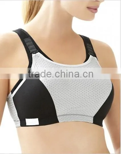 hot sell stylish quick dry microfiber ladies sport bra