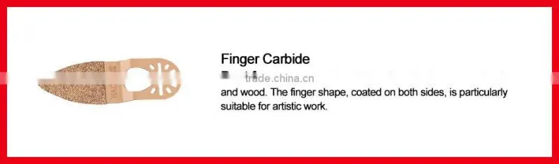 quick change Brazed Carbide Finger Rasp Carbide Grout Blade,good for cutting