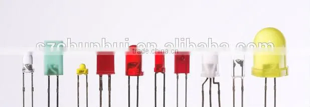 5mm straw hat 4 pins rgb led diodes