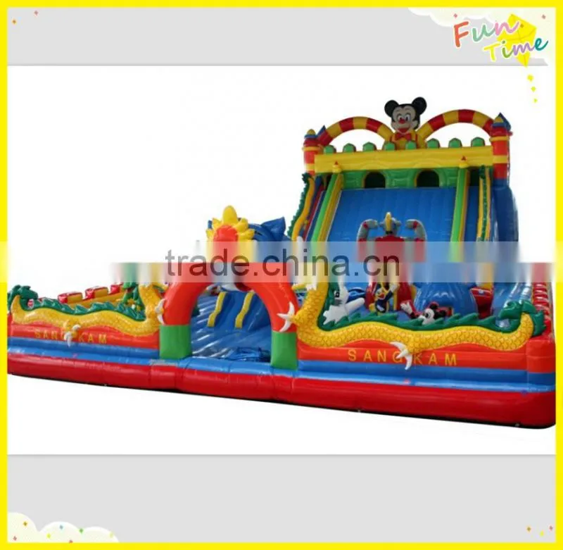 Different kinds of cartoon model inflatable bouncers, samll garden bouncer house for sale