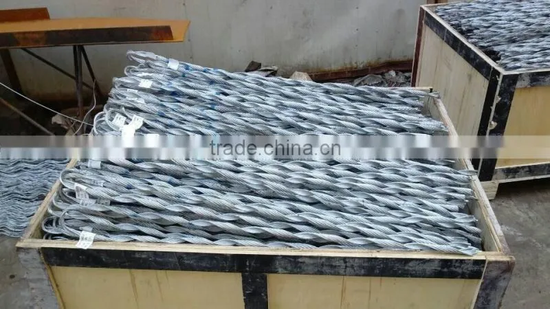 Preformed grip / FITTING RETENTION FIBER