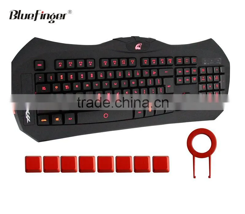 2015 High quality Colorful led Backlit electric keyboard for gaming
