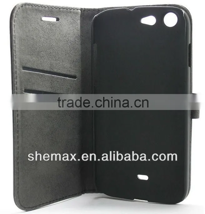 Case For Wiko Stairway Wallet Cover- Slim S Black