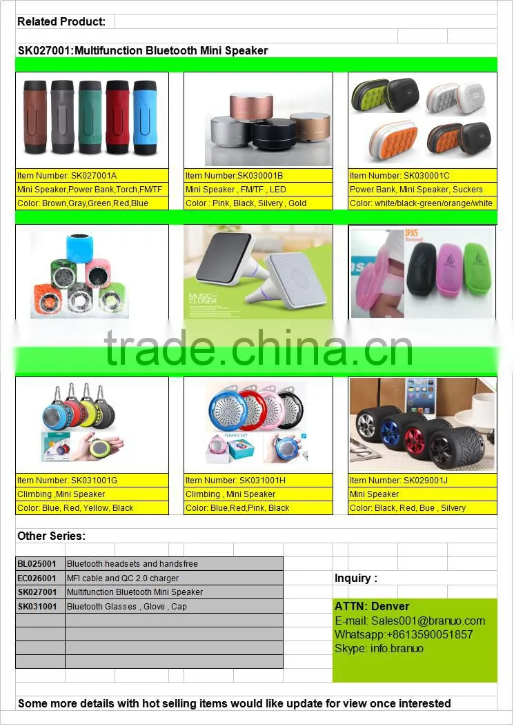 new outdoor mini speaker cover waterproof