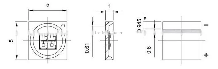 custom AR4N Aluminum Package led UV LED
