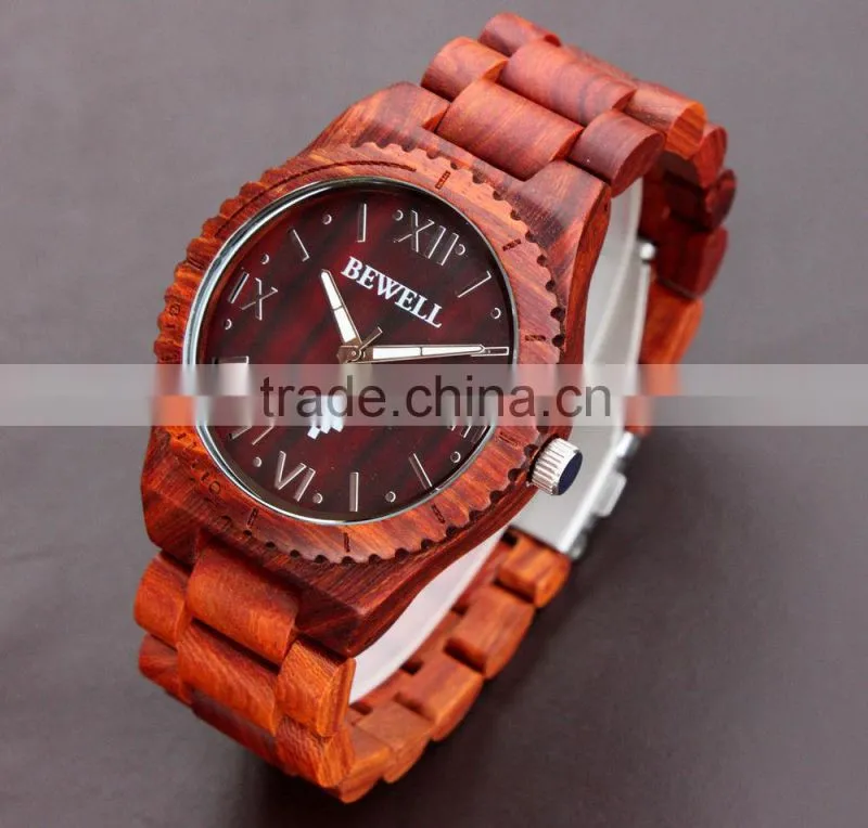 2014 New fashion gifts handmade wood watch for ladies Vintage wood watch with quartz movement in large stock