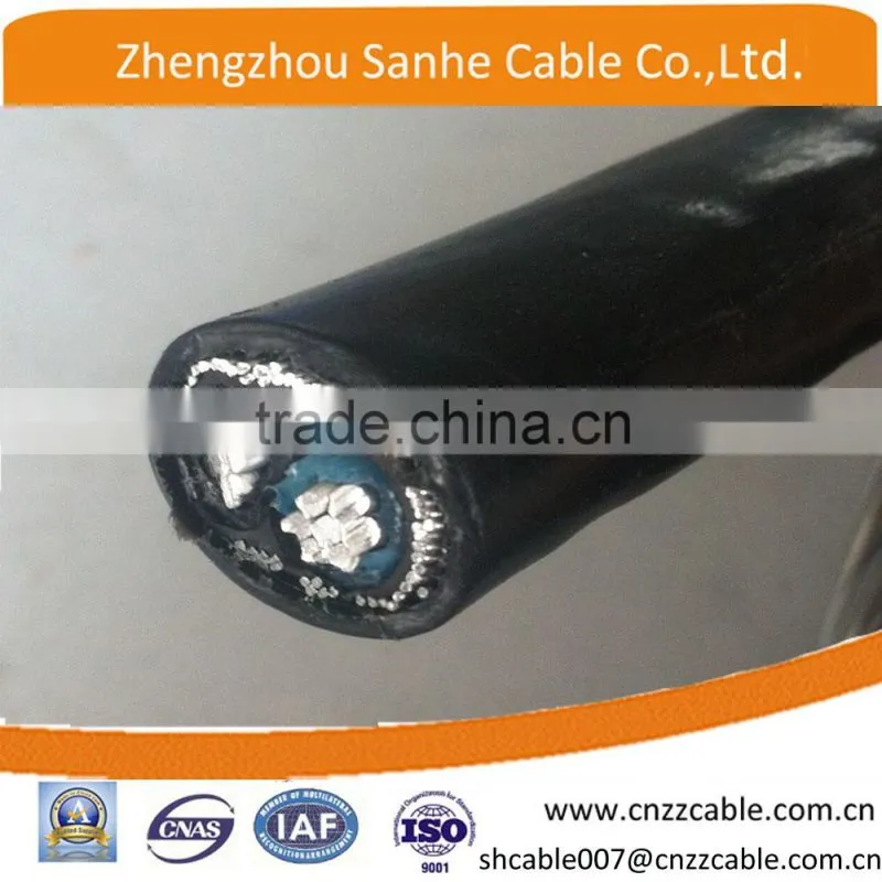 2*8AWG 8000 series aluminum alloy (AAAC )conductor concentric neutral cable for dominican