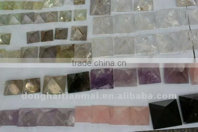 Wholesale Beautiful & colourful Natural crystal pyramids