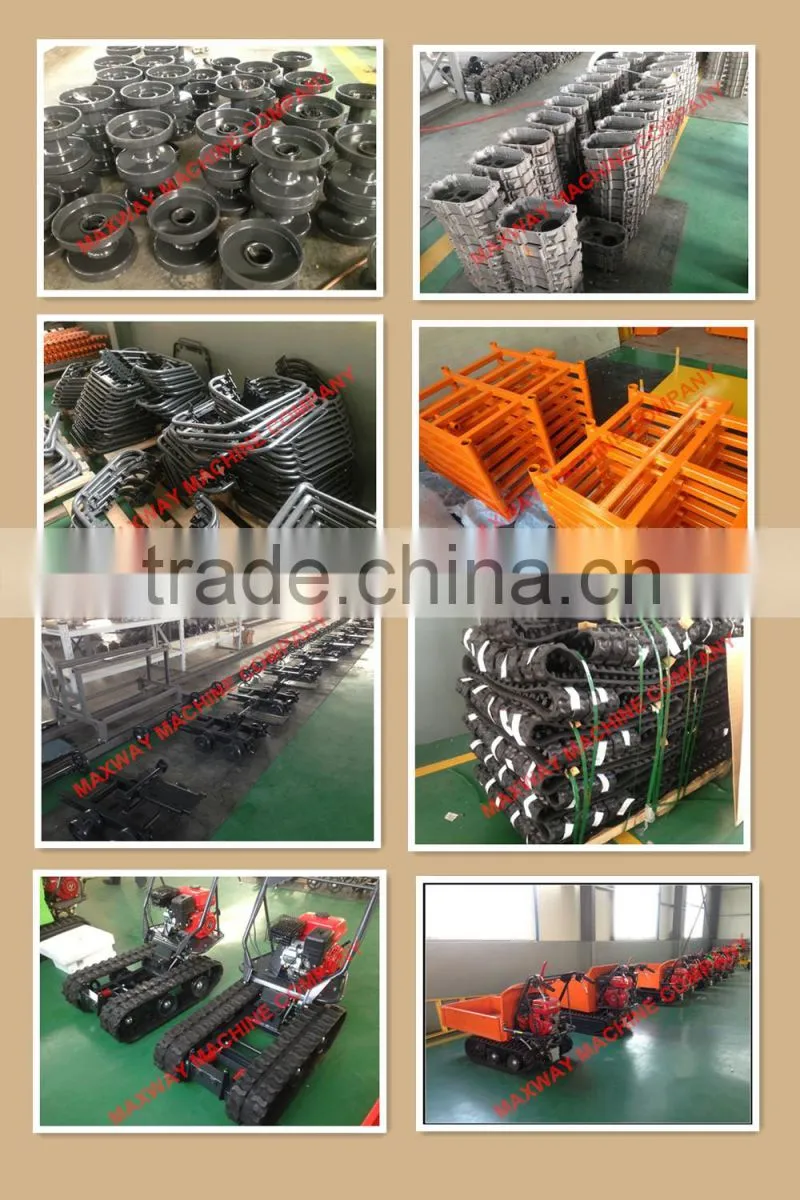 Small Farm Garden Crawler Track Cart , CE / ISO / SGS , Model: CDT03