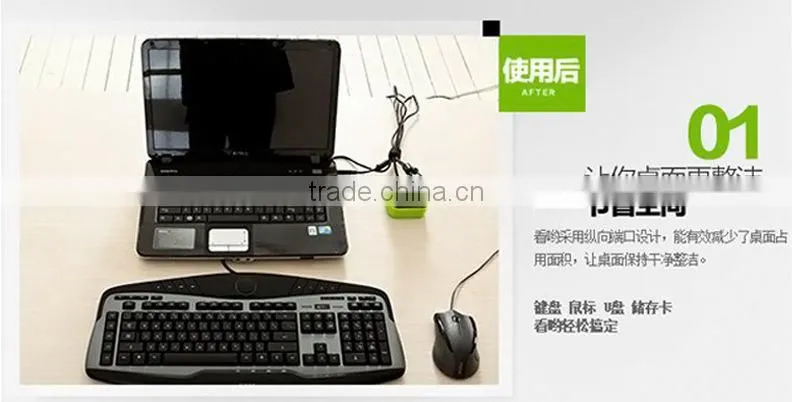 All in One Multi-card Reader with 3 Ports USB 2.0 Hub card Reader Combo usb Hub For SD/MMC/M2/MS