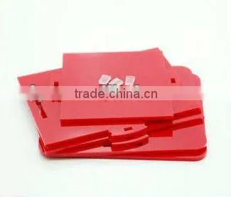 black acrylic business card holder desk organizer