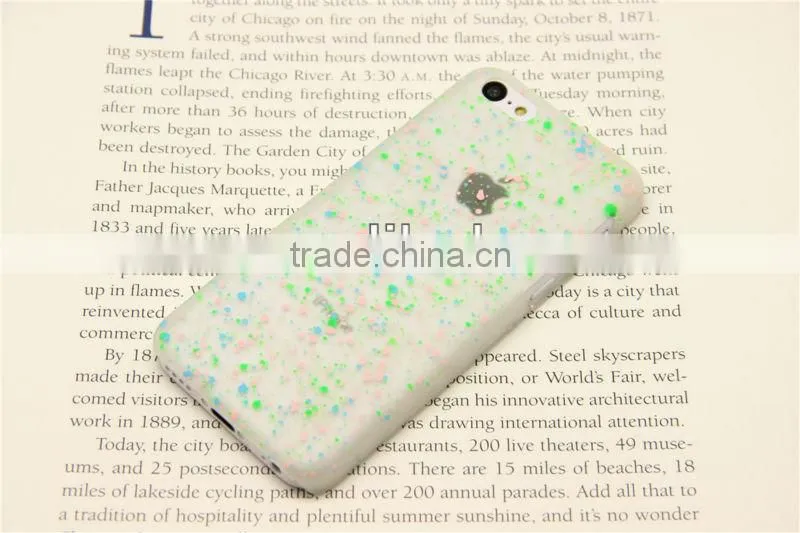 For Apple iPhone 5C New Arrival Ultra Thin Slim LED Flashing Light Up Snow Flower Case