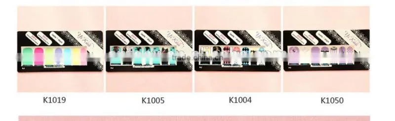 Hot sell sticker nail decals / free nail art stickers / Nail Sticker Decal