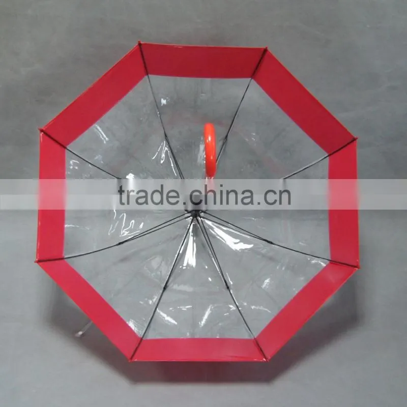 Promotional customized clear dome shape bubble umbrella