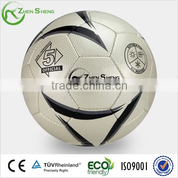 Zhensheng genuine leather soccer ball