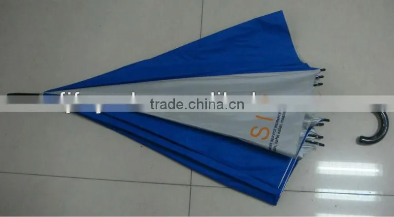 blue auto open waterproof UV advertising golf umbrella