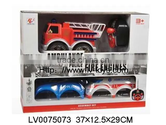 3 in 1! 2CH rc car toys set with light&music