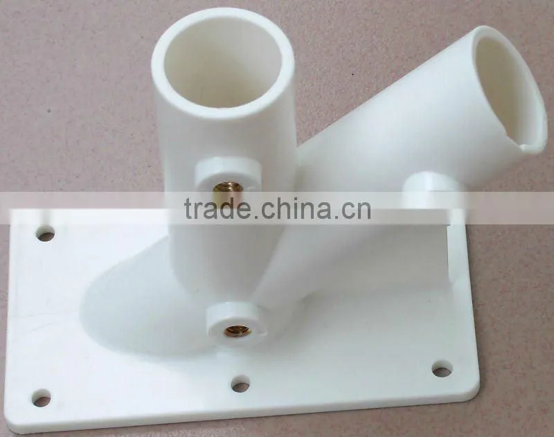 Nylon adjustable wood Wall plastic flag bracket